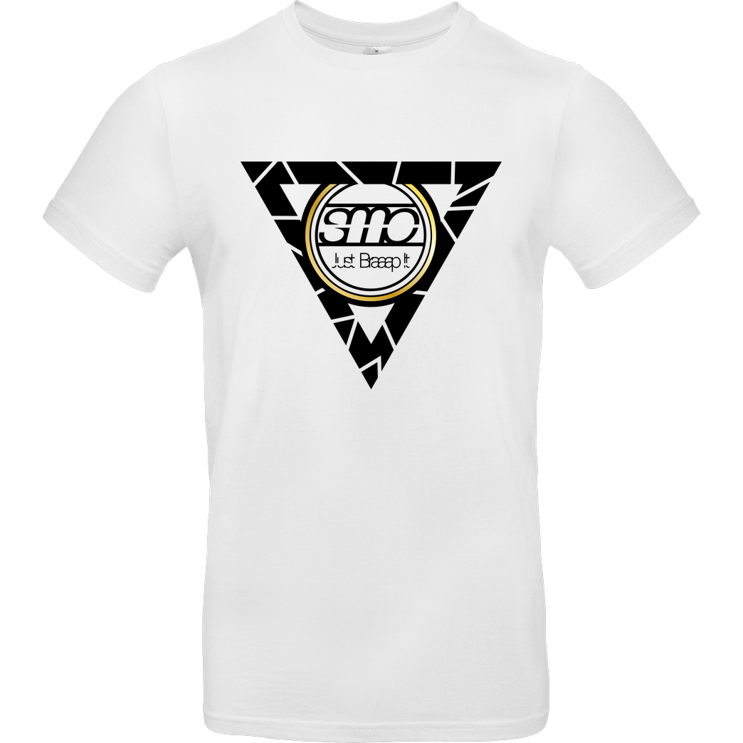 SumoOlli74 SumoOlli - Triangle T-Shirt B&C EXACT 190 - Weiß
