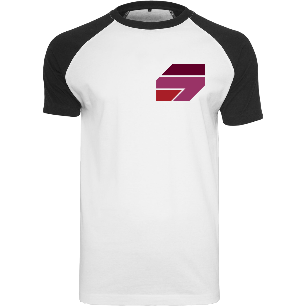 SVENSPRINK Svensprink - Logo T-Shirt Raglan-Shirt weiß