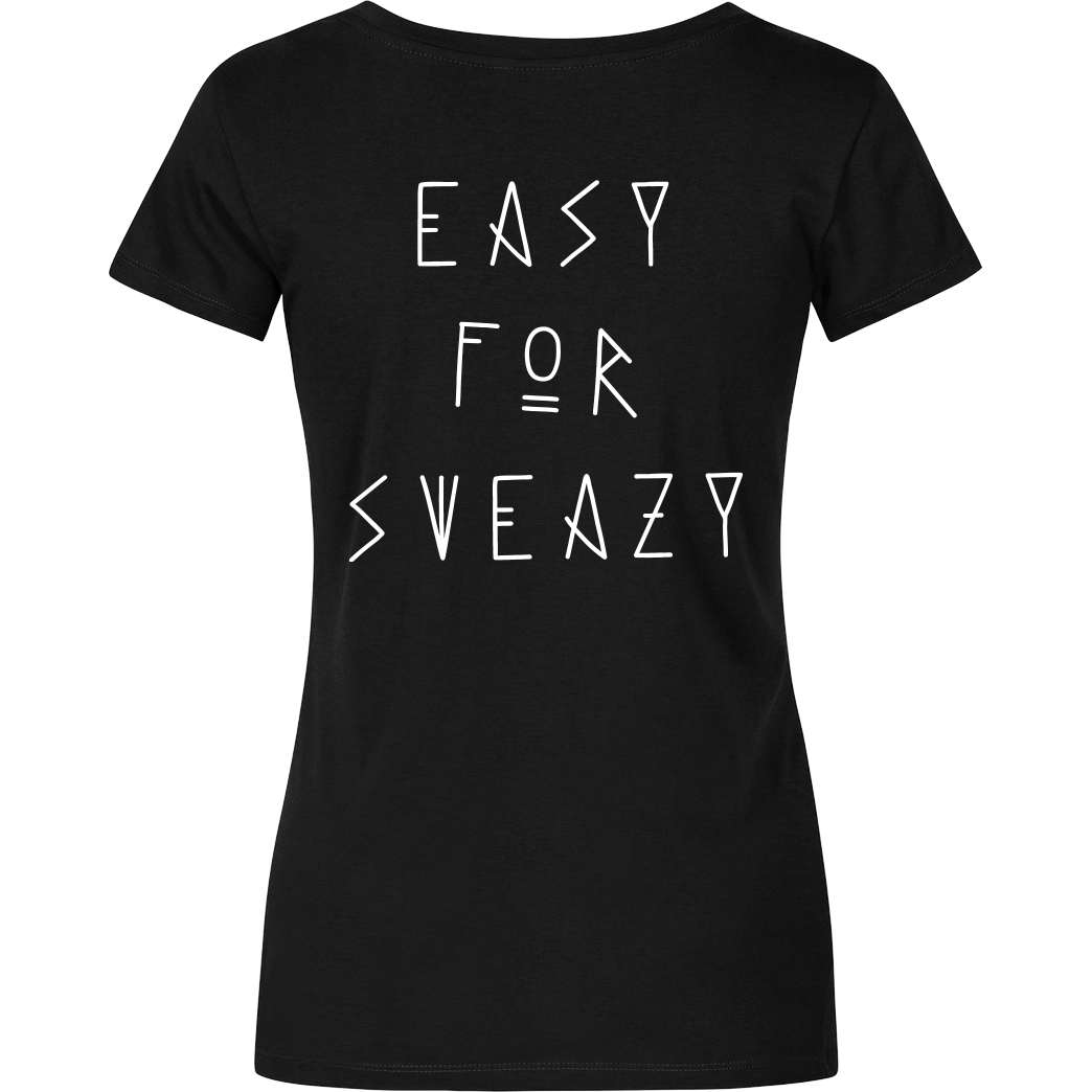 SweazY Sweazy - Easy 4 T-Shirt Damenshirt schwarz