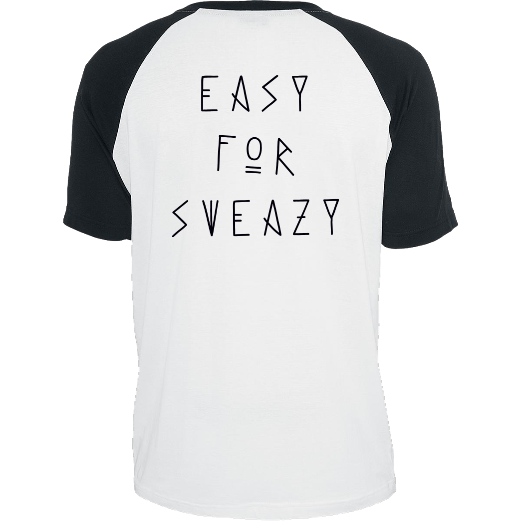 SweazY Sweazy - Easy 4 T-Shirt Raglan-Shirt weiß
