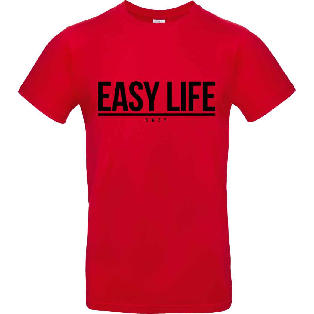 None Sweazy - Easy Life T-Shirt B&C EXACT 190 - Rot