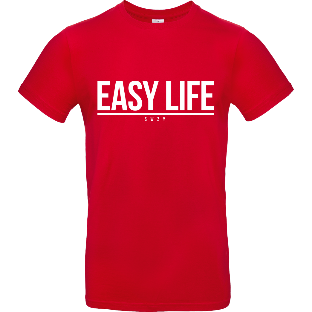 None Sweazy - Easy Life T-Shirt B&C EXACT 190 - Rot