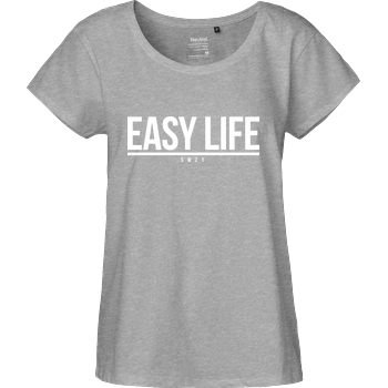 Sweazy - Easy Life Fairtrade Loose Fit Girlie - heather grey