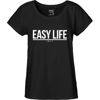 Sweazy - Easy Life Fairtrade Loose Fit Girlie - schwarz