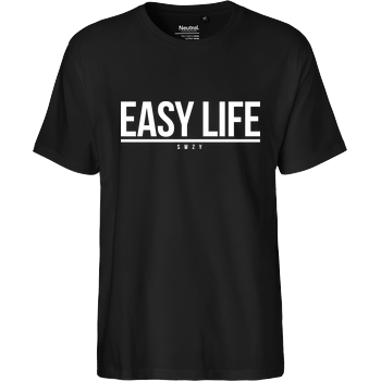 Sweazy - Easy Life Fairtrade T-Shirt - schwarz