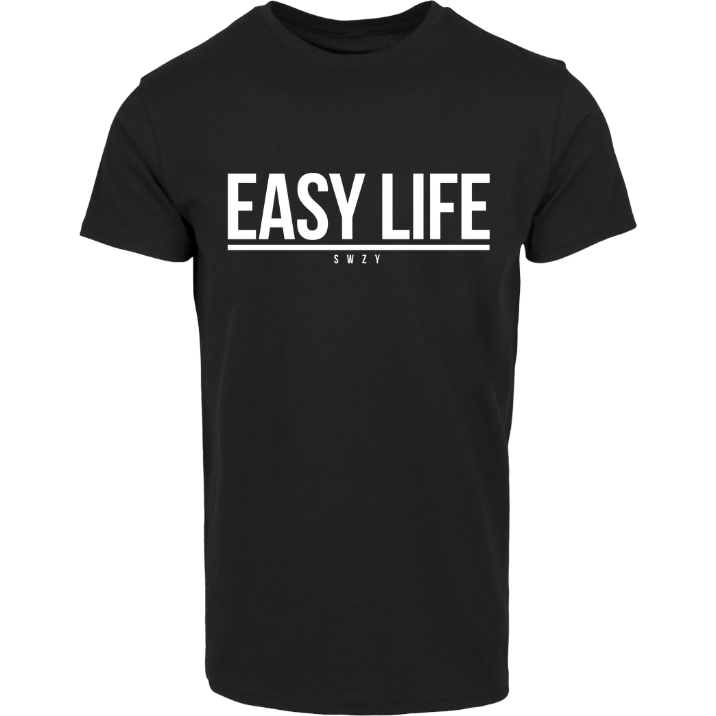 None Sweazy - Easy Life T-Shirt Hausmarke T-Shirt  - Schwarz