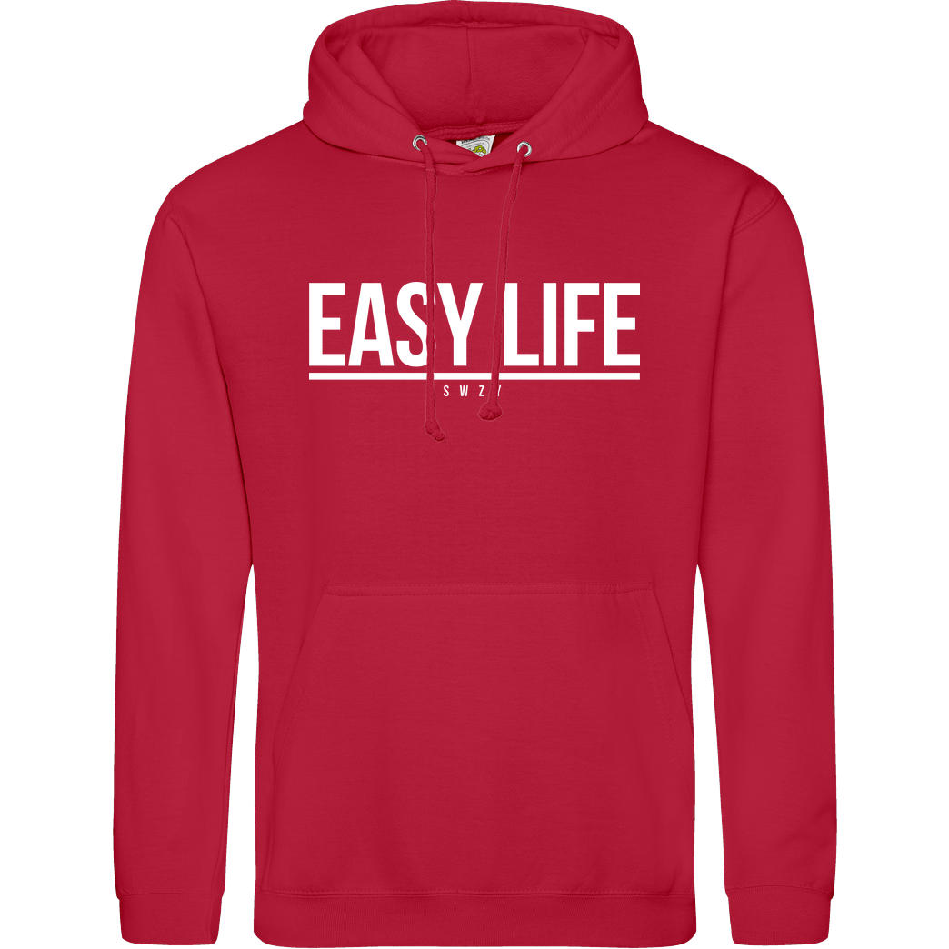 None Sweazy - Easy Life Sweatshirt JH Hoodie - Rot