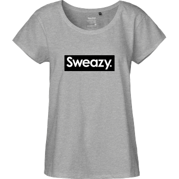 Sweazy - Sweazy Fairtrade Loose Fit Girlie - heather grey