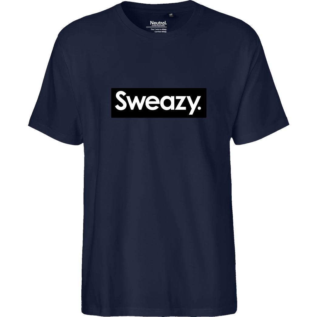None Sweazy - Sweazy T-Shirt Fairtrade T-Shirt - navy