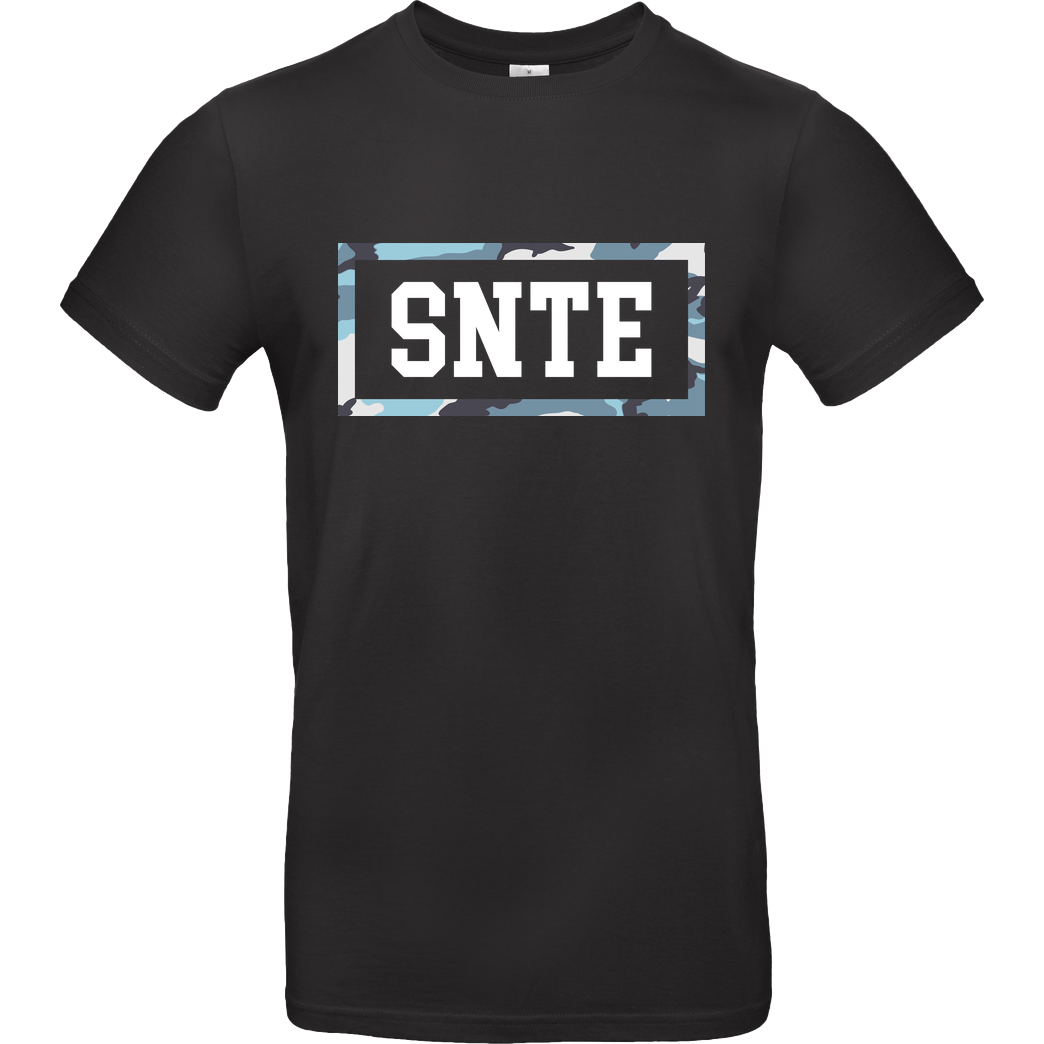 SYNTE Synte - Camo Logo T-Shirt B&C EXACT 190 - Schwarz