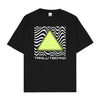 TaniLu - Acid Pyramide Oversize T-Shirt - Schwarz