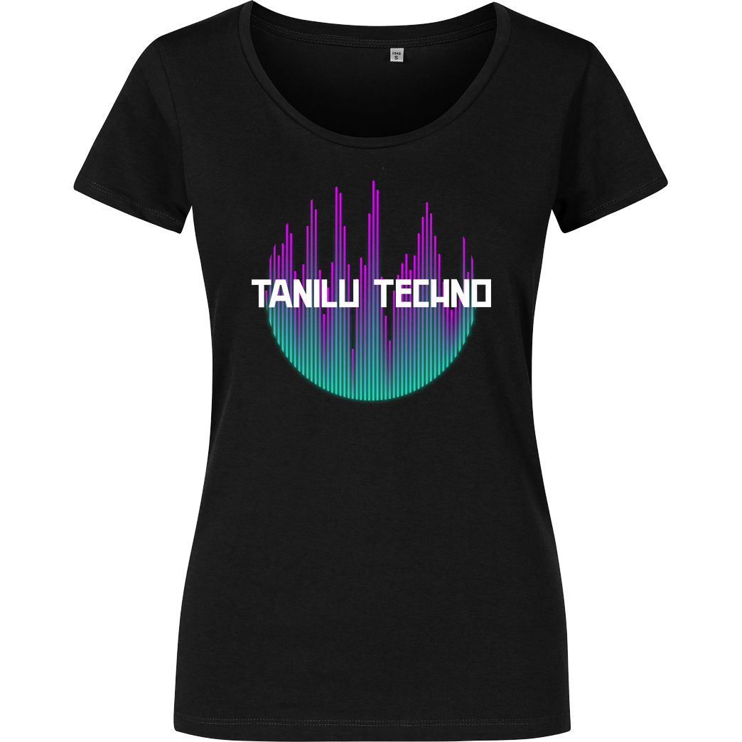 Tanilu TaniLu - Techno T-Shirt Damenshirt schwarz