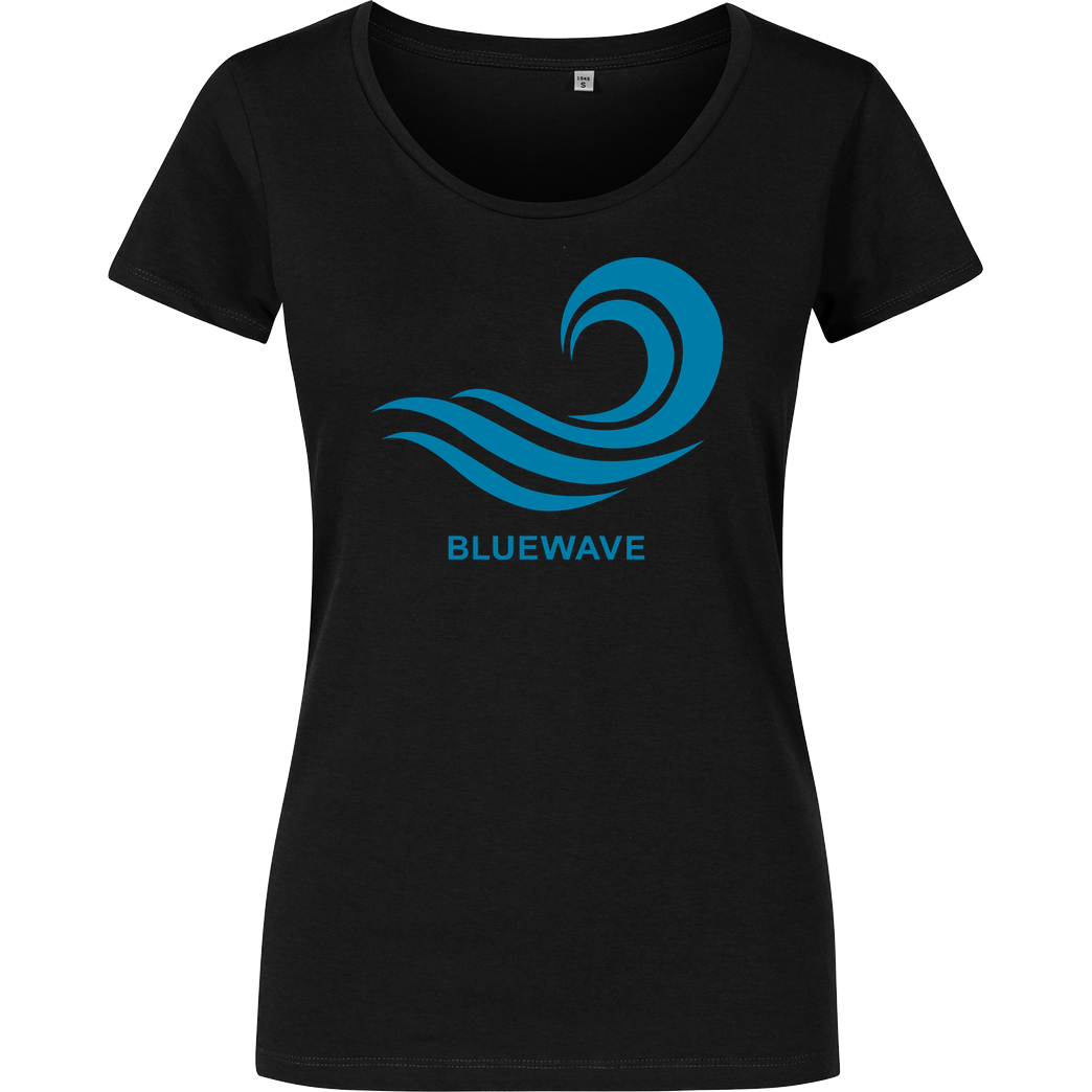 Team Prismatic Team Prismatic - Blue Wave T-Shirt Damenshirt schwarz