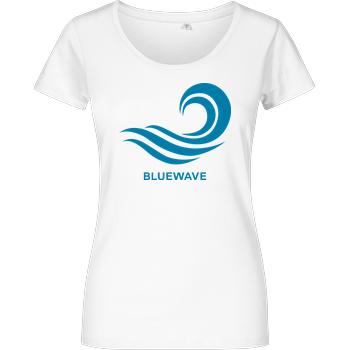 Team Prismatic - Blue Wave Damenshirt weiss