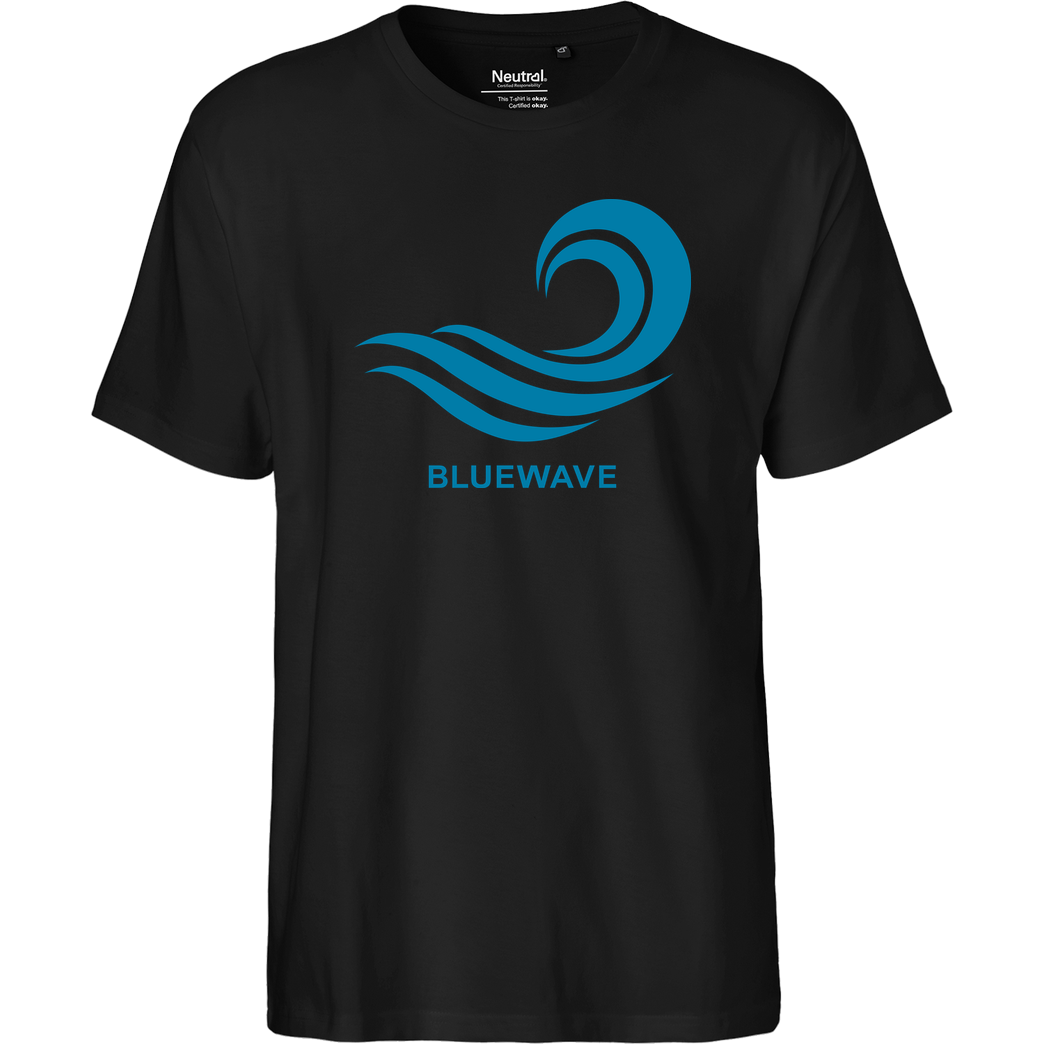 Team Prismatic Team Prismatic - Blue Wave T-Shirt Fairtrade T-Shirt - schwarz