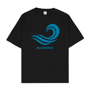 Team Prismatic - Blue Wave Oversize T-Shirt - Schwarz