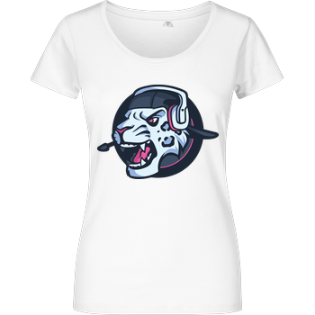TeamTrooper - Logo Damenshirt weiss