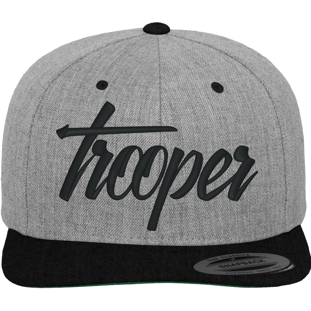 TeamTrooper TeamTrooper - Trooper Cap Cap Cap heather grey/black