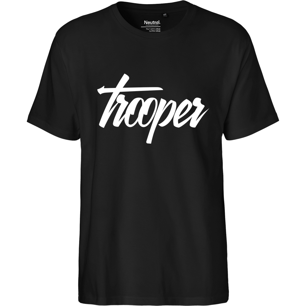 TeamTrooper TeamTrooper - Trooper T-Shirt Fairtrade T-Shirt - schwarz