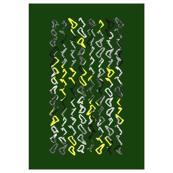 Technikliebe - 01 Kunstdruck grün