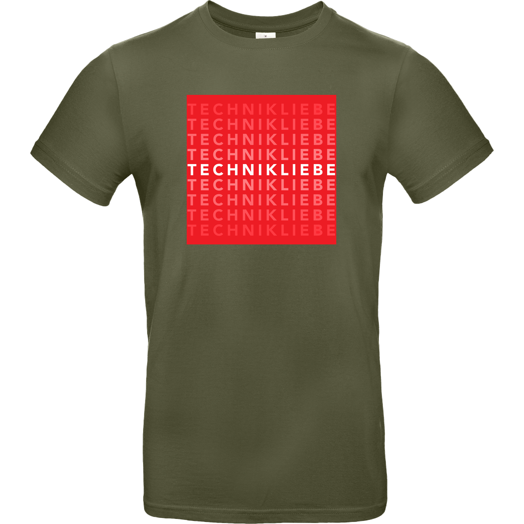 Technikliebe Technikliebe - 03 T-Shirt B&C EXACT 190 - Khaki