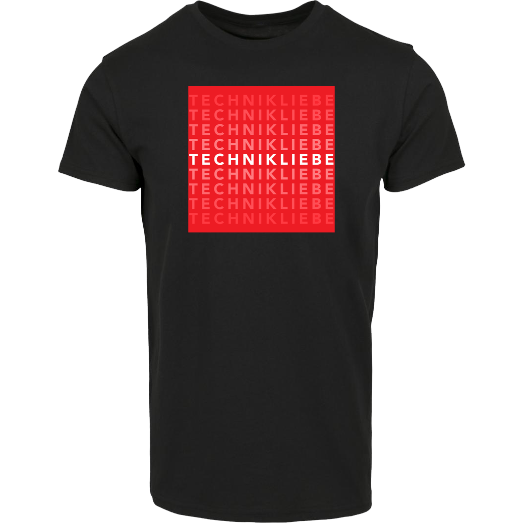 Technikliebe Technikliebe - 03 T-Shirt Hausmarke T-Shirt  - Schwarz