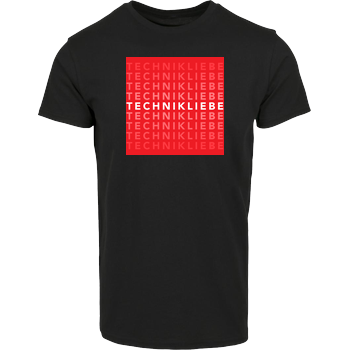 Technikliebe - 03 Hausmarke T-Shirt  - Schwarz
