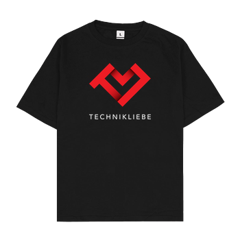 Technikliebe - 05 Oversize T-Shirt - Schwarz