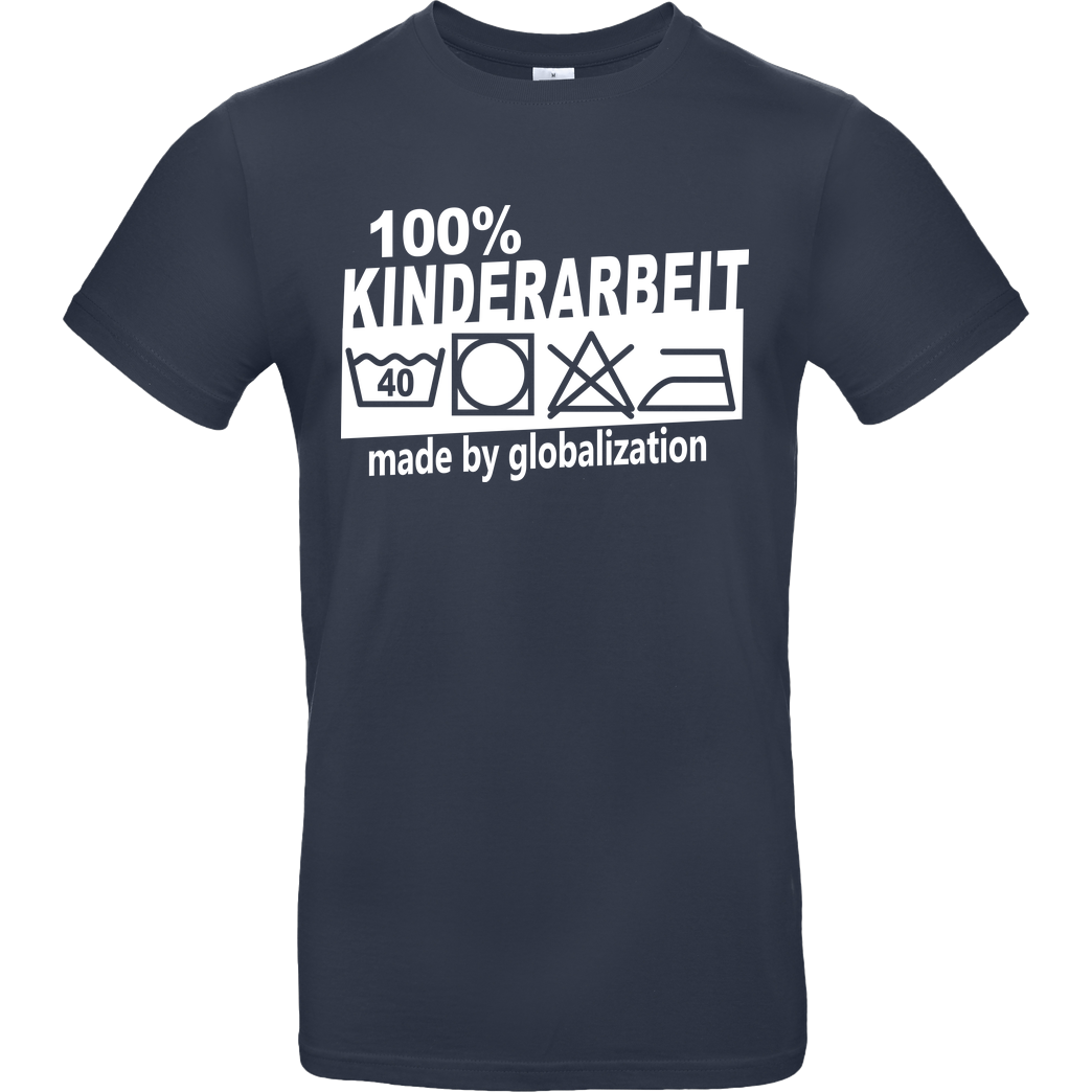 Teken Teken - Kinderarbeit T-Shirt B&C EXACT 190 - Navy