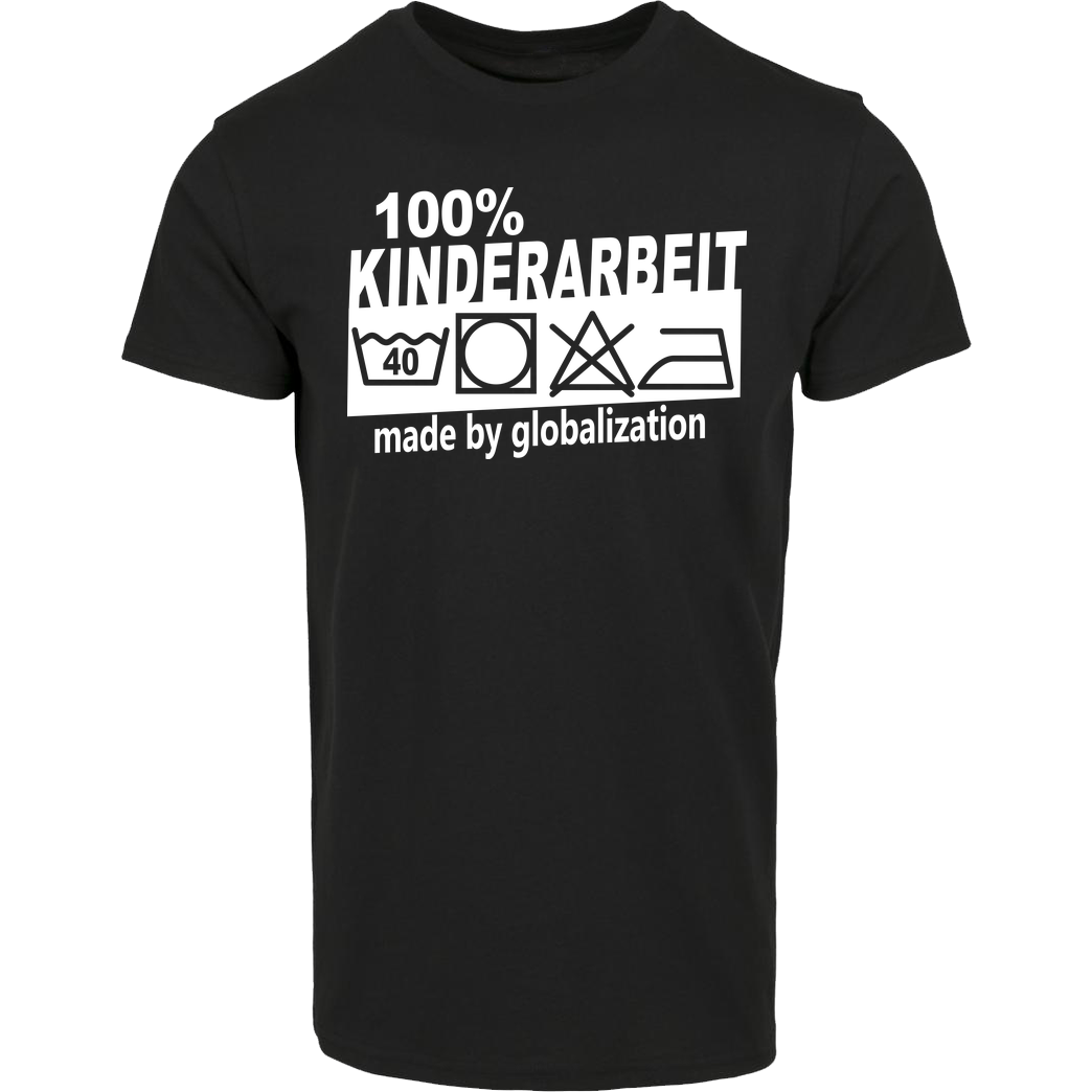 Teken Teken - Kinderarbeit T-Shirt Hausmarke T-Shirt  - Schwarz