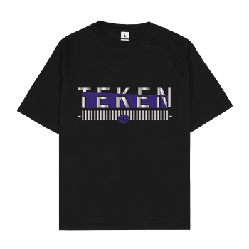 Teken - Logo Oversize T-Shirt - Schwarz
