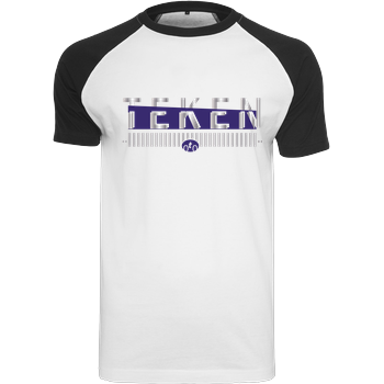 Teken - Logo Raglan-Shirt weiß