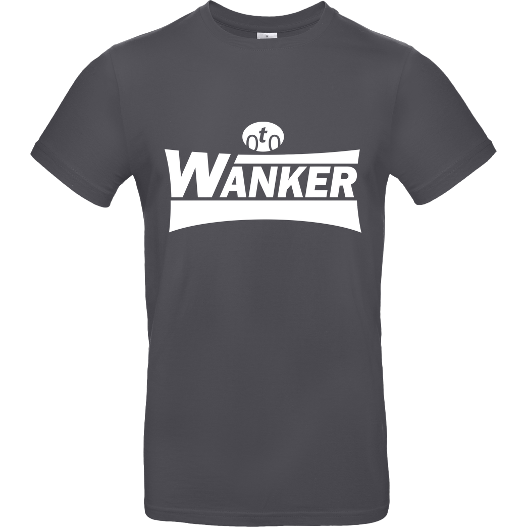 Teken Teken - Wanker T-Shirt B&C EXACT 190 - Dark Grey