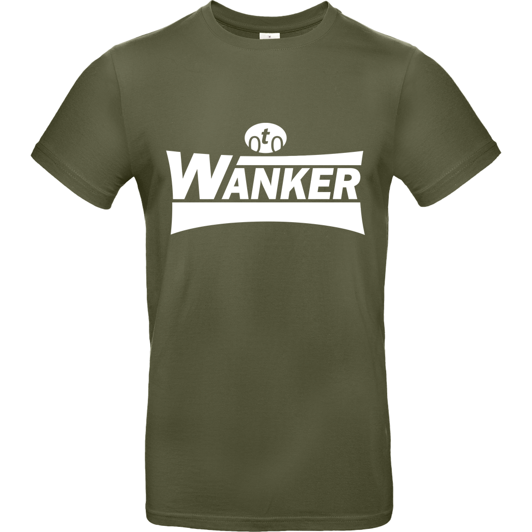 Teken Teken - Wanker T-Shirt B&C EXACT 190 - Khaki