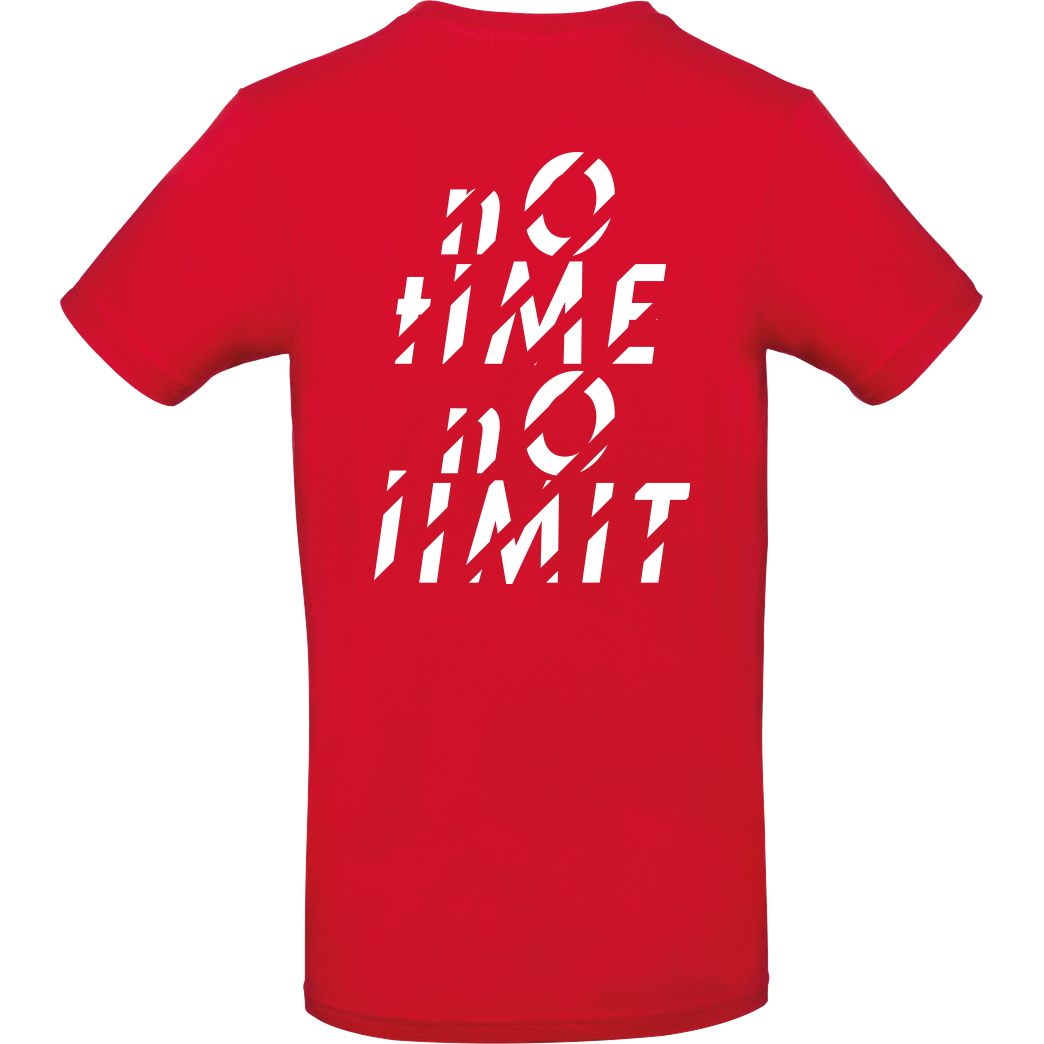 Tescht Tescht  - no time no limit T-Shirt B&C EXACT 190 - Rot