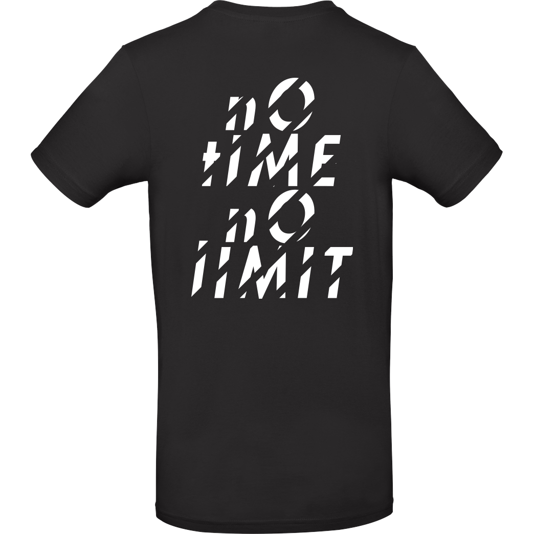 Tescht Tescht  - no time no limit T-Shirt B&C EXACT 190 - Schwarz