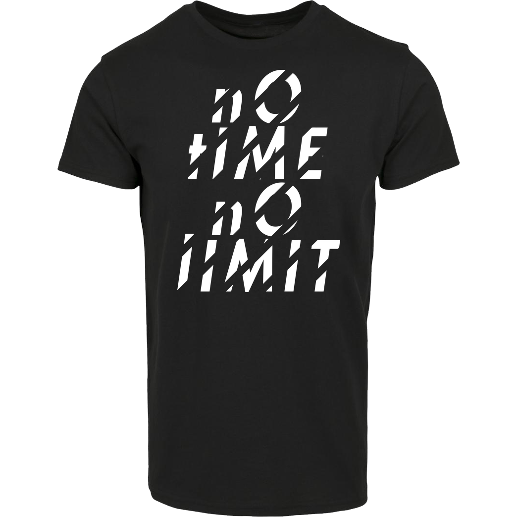 Tescht Tescht  - no time no limit front T-Shirt Hausmarke T-Shirt  - Schwarz