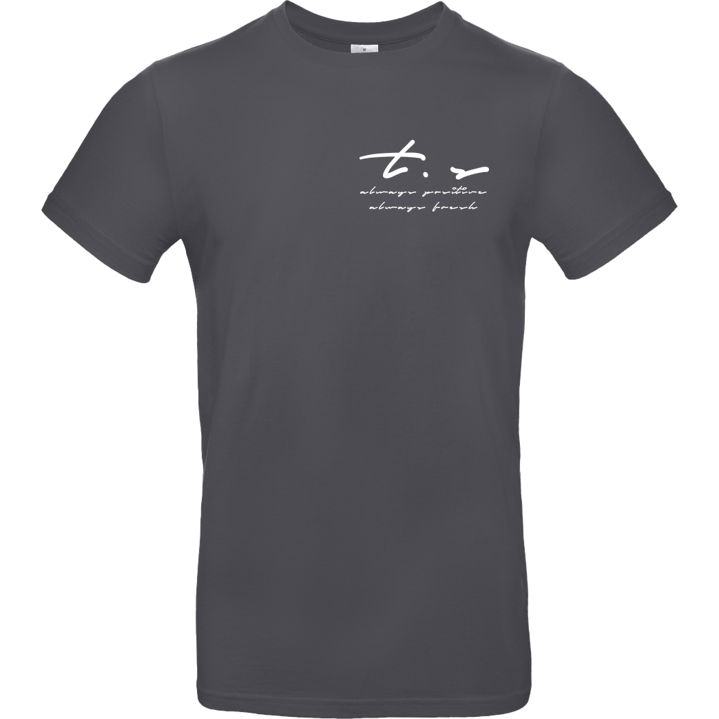 Tescht Tescht - Signature Pocket T-Shirt B&C EXACT 190 - Dark Grey