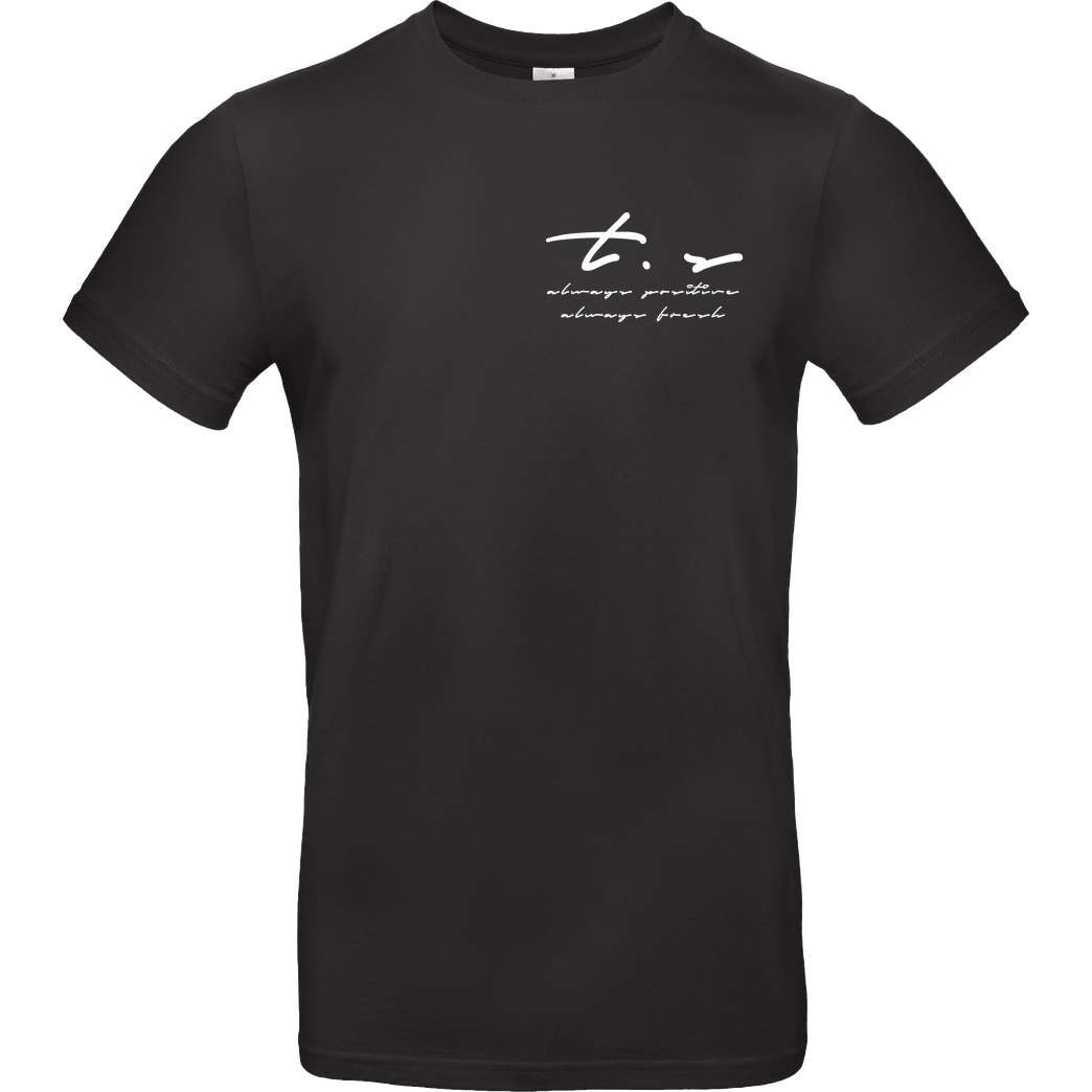 Tescht Tescht - Signature Pocket T-Shirt B&C EXACT 190 - Schwarz