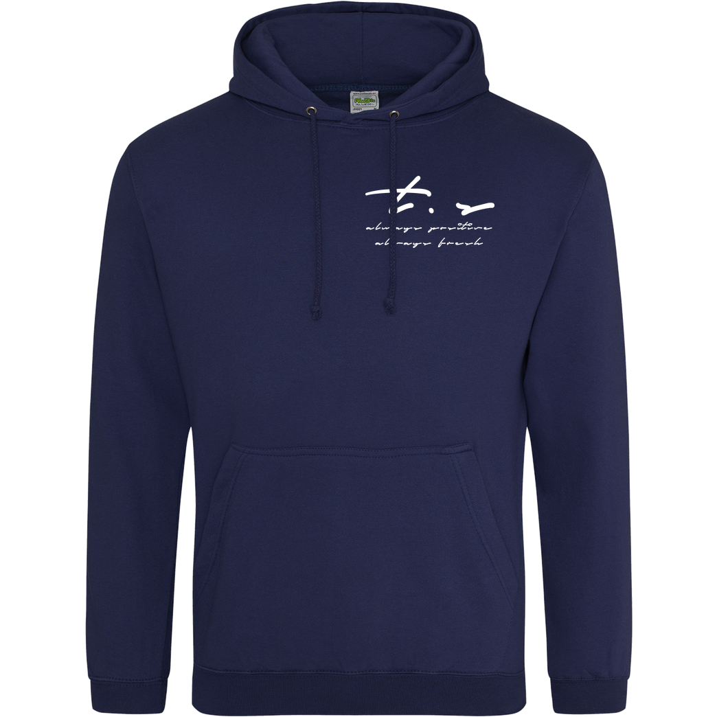 Tescht Tescht - Signature Pocket Sweatshirt JH Hoodie - Navy