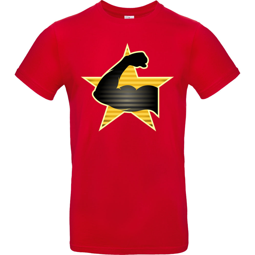 Tezzko Tezzko - Army T-Shirt B&C EXACT 190 - Rot
