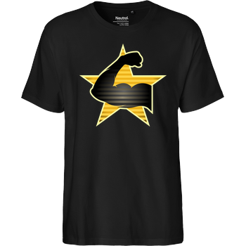 Tezzko - Army Fairtrade T-Shirt - schwarz