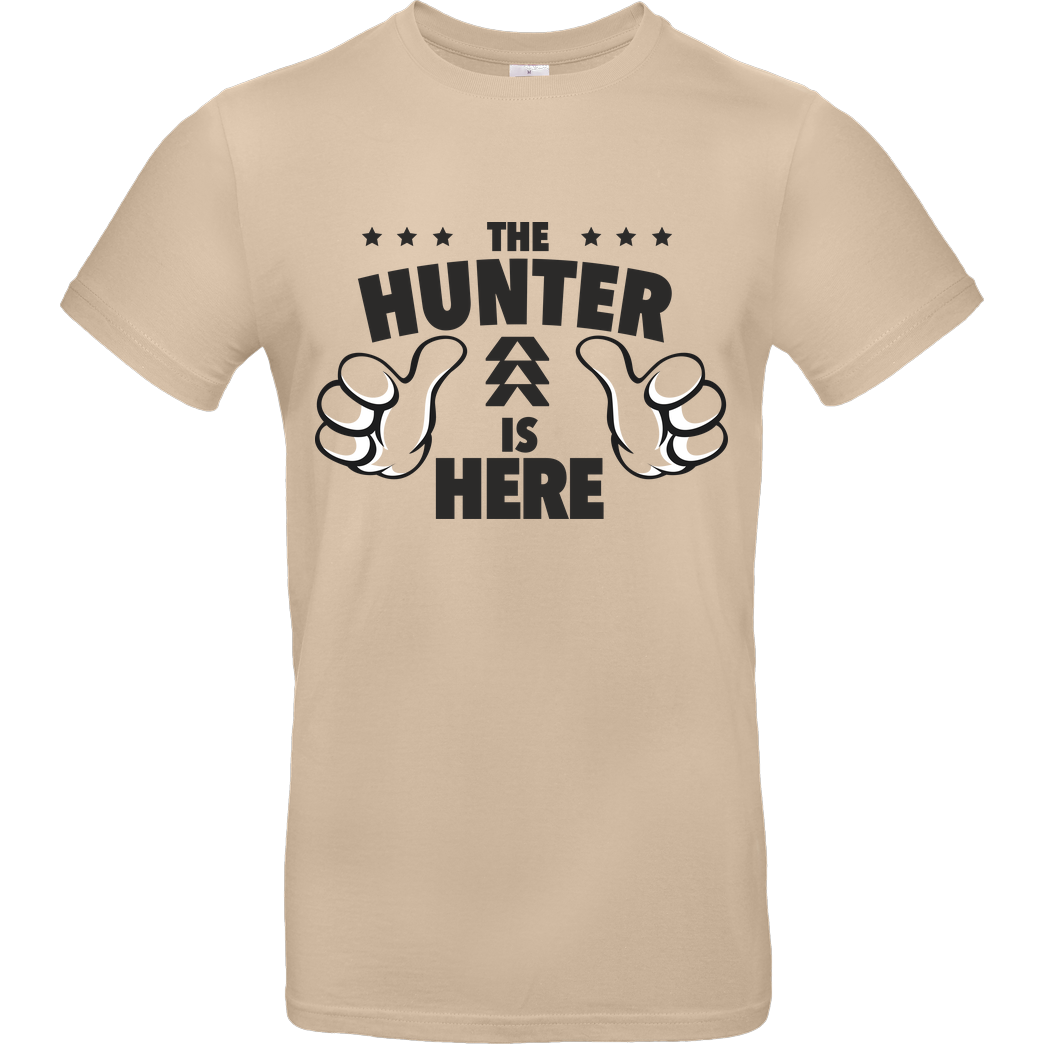 bjin94 The Hunter is Here T-Shirt B&C EXACT 190 - Sand