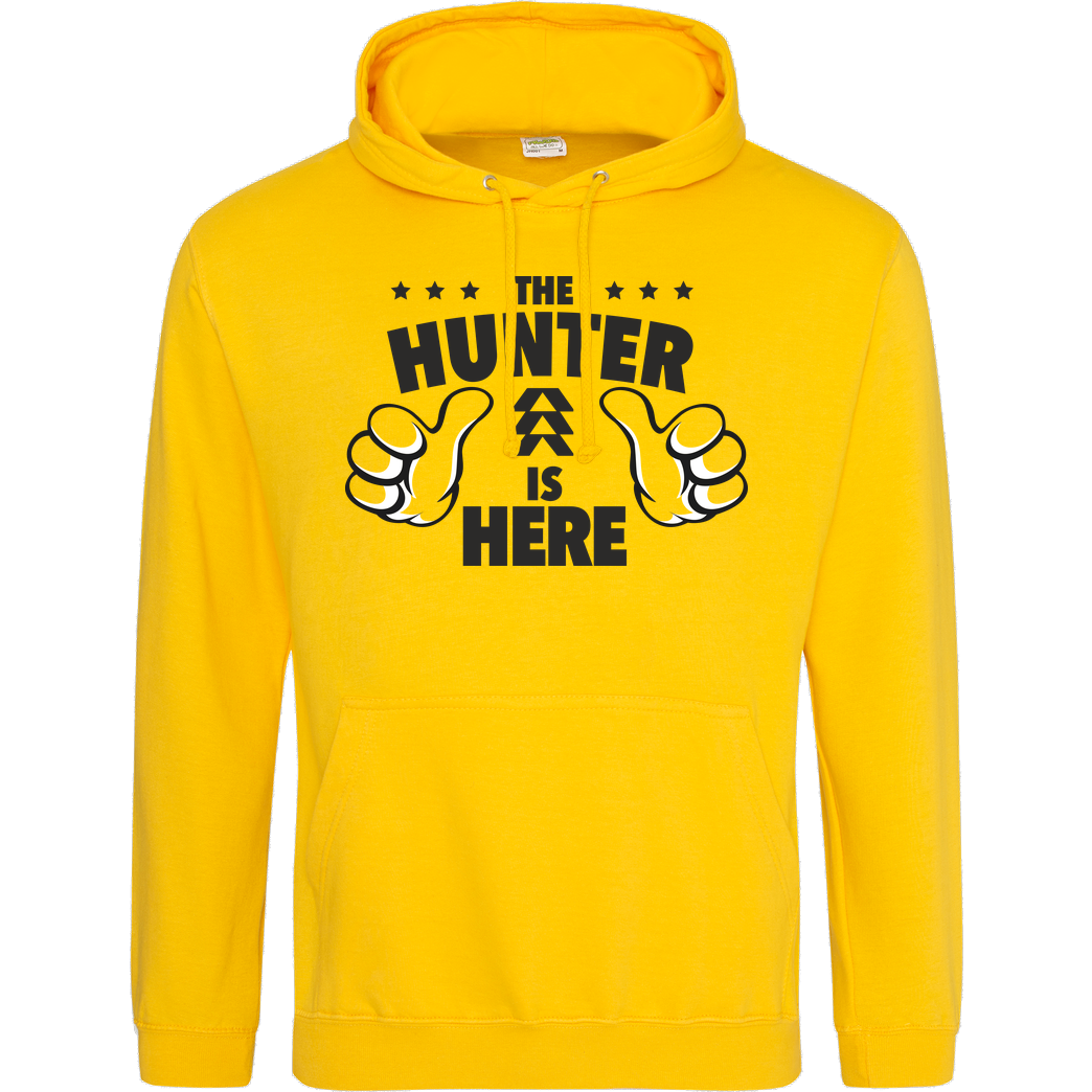 bjin94 The Hunter is Here Sweatshirt JH Hoodie - Gelb