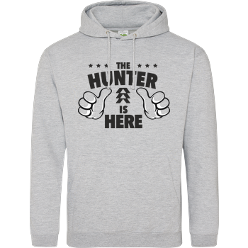 The Hunter is Here JH Hoodie - Heather Grey