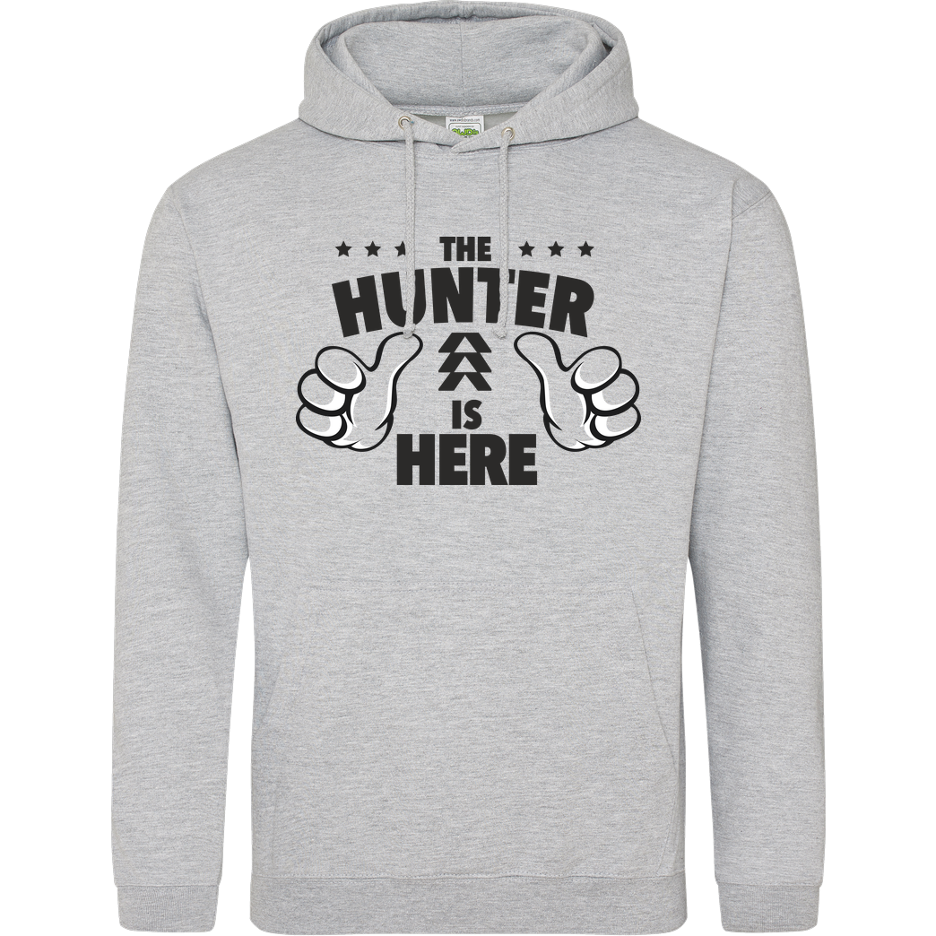 bjin94 The Hunter is Here Sweatshirt JH Hoodie - Heather Grey