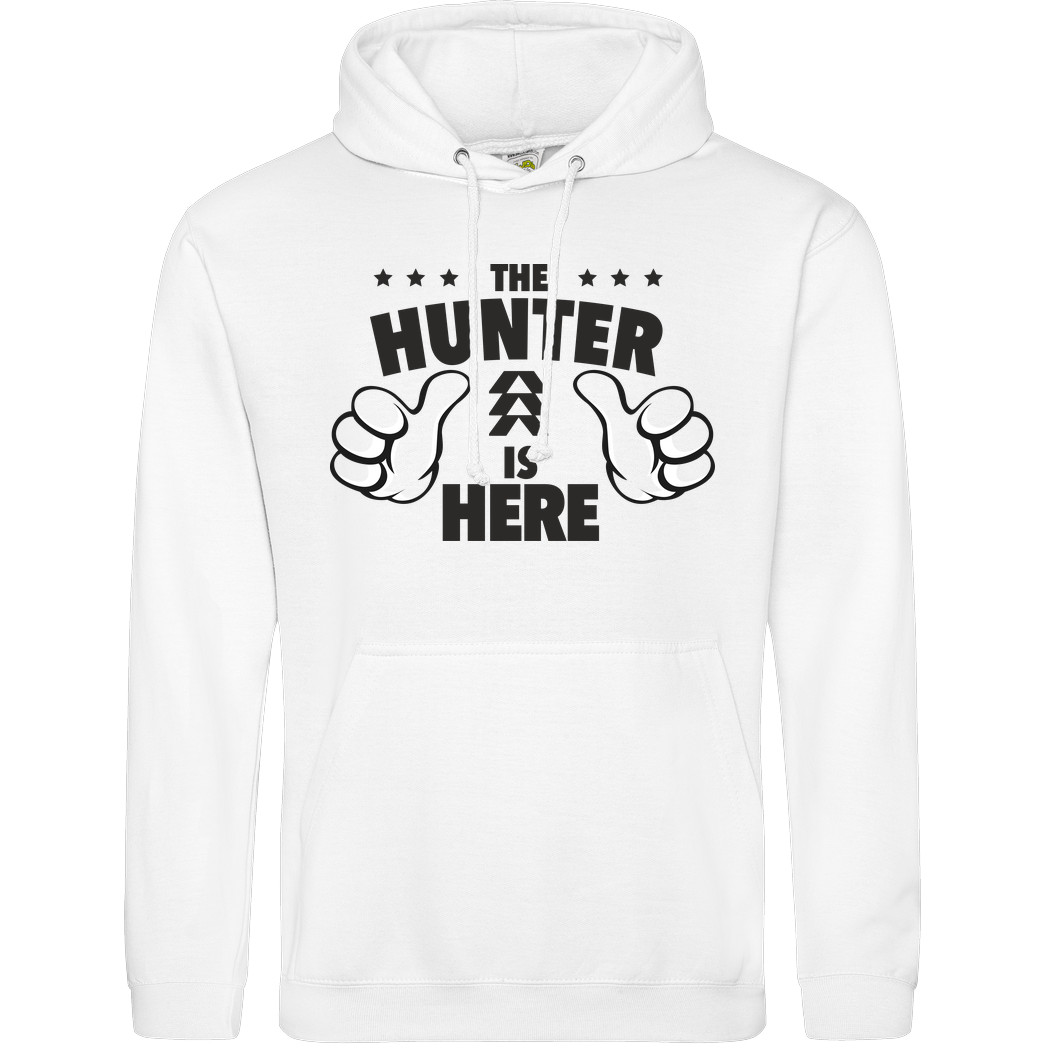bjin94 The Hunter is Here Sweatshirt JH Hoodie - Weiß