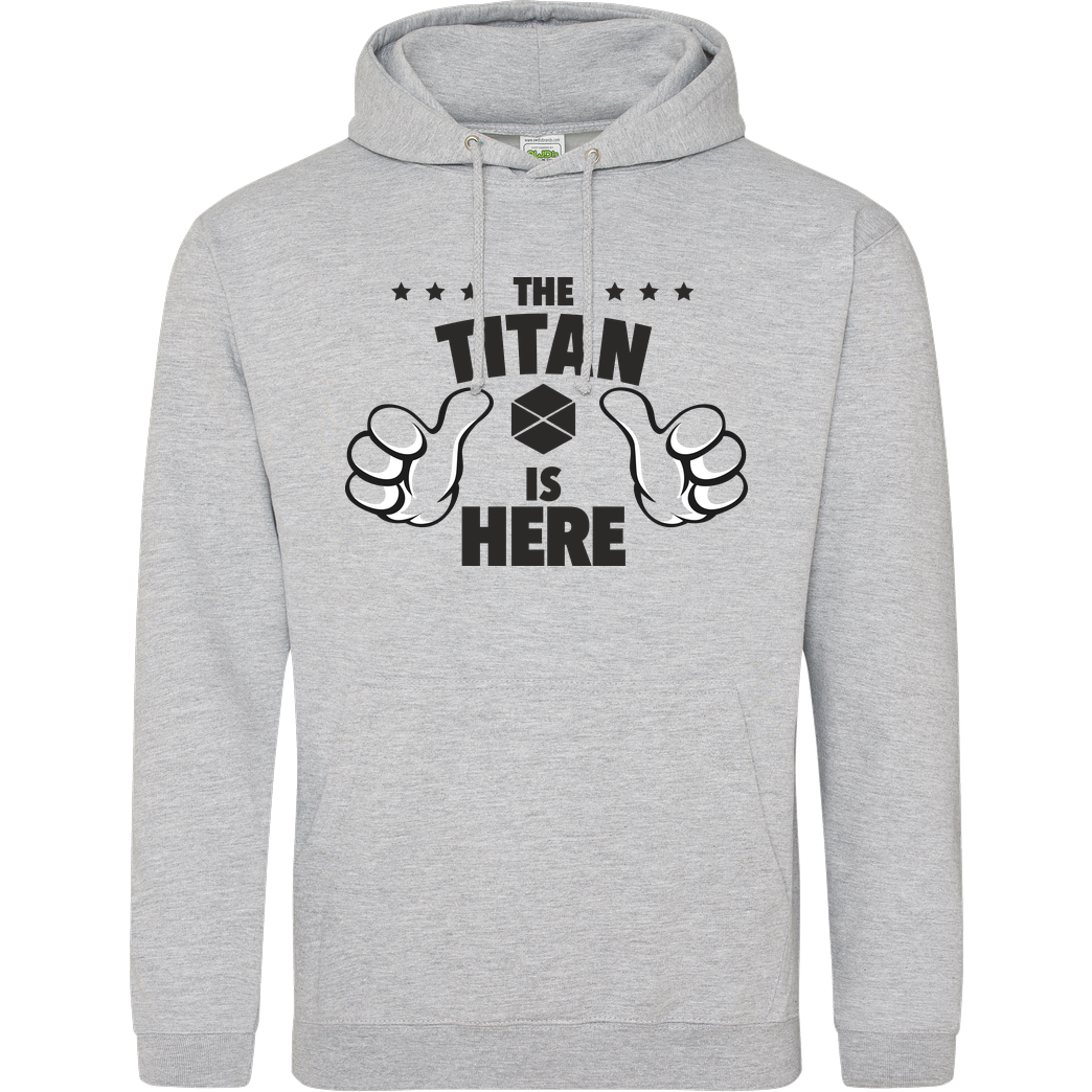 bjin94 The Titan is Here Sweatshirt JH Hoodie - Heather Grey