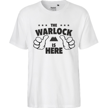 The Warlock is Here Fairtrade T-Shirt - weiß