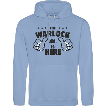 The Warlock is Here JH Hoodie - Hellblau